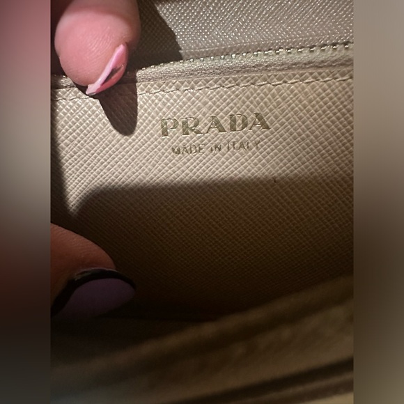 Prada Tan Saffiano Continental Double Snap Wallet - Picture 8 of 14